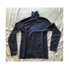 H&M Women's Long Sleeve Merino Wool Turtleneck Sweater SH3 Dark Blue Size XS NWT