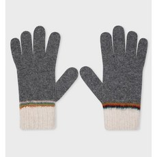 Paul Smith Signature Stripe Intarsia Gloves M1A-410AB-L563-76-0 Grey