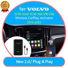 카플레이 안드로이드 오토Carlinkit CarPlay2air 무선 CarPlay 어댑터 Volvo XC90 XC60 XC40 V90 OEM 유선, 01 CHINA