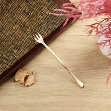 순수담 명인 명장 전통 방짜유기 티포크, 없음, 1개