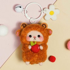 양모펠트열쇠고리만들기