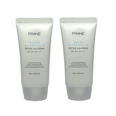 프란츠 네이키드 선쉴드 펩타이드 선크림 50ml(SPS50+ SPA++++) 주름 미백 자외선 차단 백탁없는 가벼운 텍스처 화사한 피부 보습 및 진정 피부재생 및 탄력향상