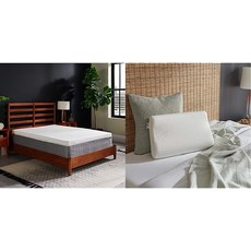 미국 직송 템퍼 Tempur-Pedic - 11284210 TEMPUR 슈프림 3인치 미디엄 펌 매트리스 토퍼 트윈 화이트 ampamp TEMPUR-Ergo 목 베개 서포트 프로파, 1개