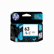 HP 프린터 잉크 HP63 F6U61AA, 컬러, 1개