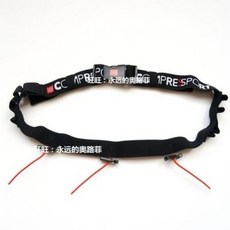 포켓벨트 힙색 슬링백 크로스백 메신저백 가방 러닝벨트 Compressport Race Belt 스포츠 벨트 에너지 버클 번호천 마라톤 크로스컨트리 달리기, 01 블랙()
