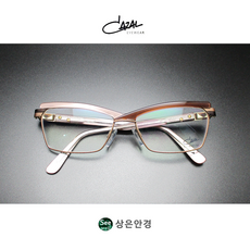 카잘 CAZAL 4216 COL 004 헤이즐넛 (hazelnut) 스퀘어 54 사이즈 티타늄 하금테 캣 아이 안경