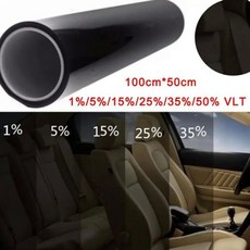 자동차 UV 프로텍터용 창문 틴트 필름 유리 스티커 차양 포일 태양광 1m 1 5 15 25 35 50 퍼센트 VLT, 01 Transparency1 black