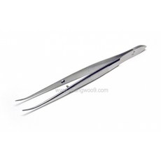 안과핀셋 무구 곡 (Iris Forceps Curved) 하품 50-2000-1LP / 10cm curved
