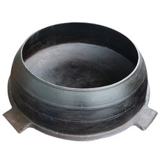 일오삼 길들인 대형 무쇠가마솥 38에서 67cm, 블랙(Black), 길들인 대형가마솥50cm_중심64