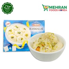MEZBAN Rasmalai (Cheese Dumplings in creamy sauce) 20pcs 1kg 라스말라이, 1pc