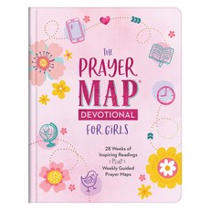 The Prayer Map Devotional for Girls: 28 Weeks of Inspiration Plus Weekly Prayer Maps Hardcover, Barbour Kidz, English, 9781636091594
