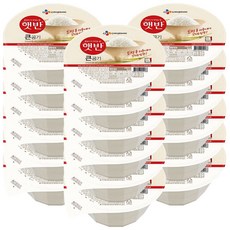 햇반 백미밥 큰공기, 300g, 18개