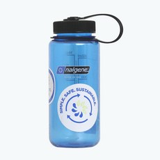 날진 서스테인 와이드 마우스 1리터 코스모 스포츠 물병 물통 Nalgene Sports Water Bottle USA 한강사, 슬레이트 블루(1732), 1개