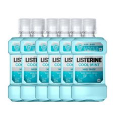 리큐 리스테린 쿨민트 마일드 250ml 6개, 1세트
