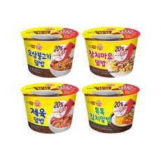 오뚜기 맛있는 컵밥 톡톡 김치알밥 222g x 3p + 참치마요덮밥 247g x 3p + 오삼불고기덮밥 310g x 3p + 제육덮밥 310g x 3p 세트, 1세트