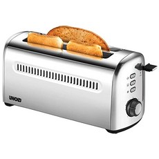 UNOLD 38366 Retro 4 Piece Toaster 1500 W 2 Slice Double Long Slot Toaster for 4 Slices of Toasts St, 단일상품, 단일상품