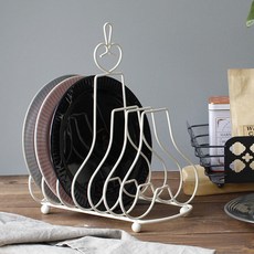 cocooning 러블리 HEART 철제 주방 6P접시꽂이