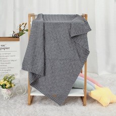 Cobertores para bebês malha para carrinho de bebê acessórios para lençol de cama para crianças menin, 82w701 그레이, 80X100cm