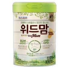 파스퇴르 무항생제원유 위드맘 분유 100일, 1개, 750g