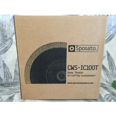 Sposato CWS-IC100T By 소니 6.5" 2-Way In-Ceiling 스피커 60W EACH New S21 - srs60