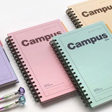 대학생노트 4칸인덱스 캠퍼스 필기노트 4개 드로잉노트 메모노트
