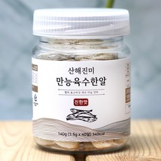 산해진미 100% 국내산 만능 육수한알 3.5g x 40알 코인 동전 고체 멸치육수 조미료, 40개