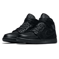 나이키 조던 윈드스톰 다크테일러 패션 하이탑 운동화 AIR JORDAN AIR JORDAN 1 MID BLACK
