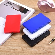 외장 하드 드라이브 250gb HDD USB2.0 하드 디스크 저장 장치 노트북 데스크탑 디스코 듀로 externo 250g, 02 Red_02 320GB