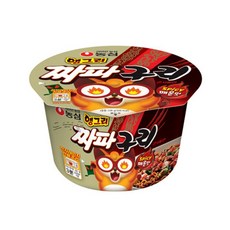 농심 앵그리짜파구리 큰사발 108g, 5개