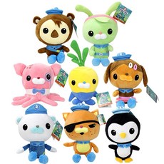 위리의일상 바다탐험대 옥토넛 봉제인형 바나클 콰지 등 8종, 30cm
