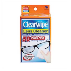 Clearwipe Lens Cleaner 클리어와이프 렌즈 클리너 50티슈 4팩