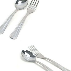 어린이집 유치원 스푼 수저 포크 1p 유아식기 유아수저세트 급식숟가락, 1개, 땡땡이 유아스푼