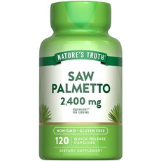네이처트루 쏘팔메토 추출물 | 2400mg 120캡슐, 1개, 120정
