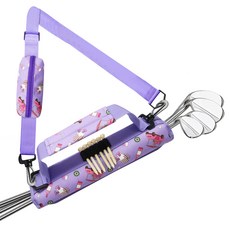 지칸디 골프 경량 미니 하프백 하프주머니 쿼터백, 퍼플 B
