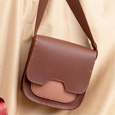 가죽공예키트 길이조절 가죽 크로스백 만들기 세트 - 다크브라운 만들기재료