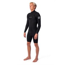 Rip Curl C 112MSP Dawn Patrol Long Sleeve 2/2 Chest Zip Wetsuit - Black (립컬 다운 패트롤 체스트 집 스프링 웻슈트)