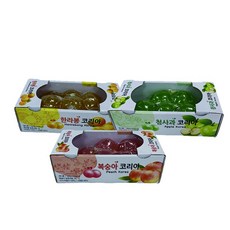 한라봉 쿄호젤리 복숭아 코리아젤리 거봉 수박 청포도 300g (5개입), 04청포도