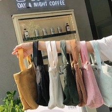 손가방 기본 일상 직장 학교 천으로 만든 가볍고 간단한, 상세페이지 참조, 1개