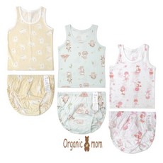  [AK PLAZA] [오가닉맘]토끼 런닝+팬티 6종세트 