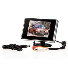 자동차 모니터 3.5 LCD 역방향 자동 TV 자동차 후면보기 카메라 미러 모니터 주차