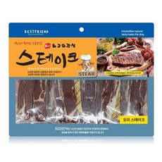 인기만점 오리 스테이크 애견 간식 400g 애완견육포, 1개 - 강아지육포