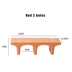 어항 세라믹 새우 쉼터 은신처 번식 동굴 하우스 이질적인 미로, 2.1pcs red 2 holes, 1개