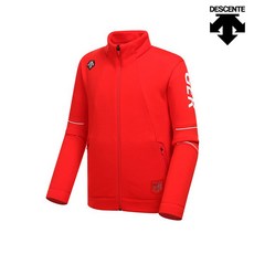 데상트 남성 GER(독일 봅슬레이 인스파이어드) 본딩플리스 집업 자켓(기모) RED