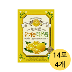 홀베리 1일 1레몬 유기농 레몬즙, 350g, 4개