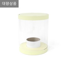  크리스탈 플라워 원형 L, 라임, 1박스(20개입) 