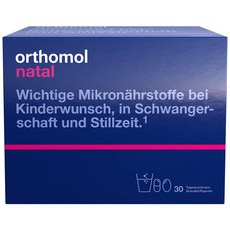 Orthomol natal 오쏘몰 나탈 임산부 멀티영양제 30일분 분말+캡슐+정제, 1팩