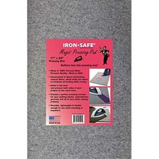 Jacobson Products 퀼터 용 프리미엄 울 다림질 패드-100 % 울 펠트 프레스 매트-가정 및 상업용 다림질에, One Color_17 x 24 x 0.5, One Color_17 x 24 x 0.5, One Color