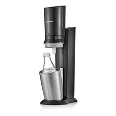 sodastream 탄산수제조기 소다메이커 탄산수를 식기 세척기 사용이 가능한 유리 병이있는 탄산 수용 소다스트림 크리스탈 20 워터 카보네이터 실린더가없는 06 리터 유리 통 1 개 포함 색상 티타늄 22 x 11 x 42 cm-65877, 01.22 x 11 x 42cm, 01.티탄 / 실버