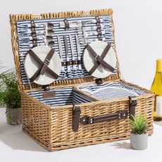 포터리반 프로비던스 우븐 피크닉바구니 4인용 POTTERY BARN PROVIDENCE WOVEN PICNIC BASKET