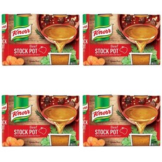 Knorr 크노르 비프 스톡 포트 224g(8x28g) 4팩(32개)
